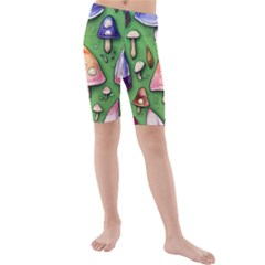 A Forest Core Farm Tale Kids  Mid Length Swim Shorts