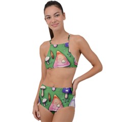 A Forest Core Farm Tale High Waist Tankini Set by GardenOfOphir