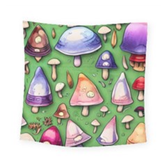 A Forest Core Farm Tale Square Tapestry (small) by GardenOfOphir