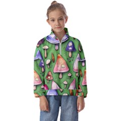 A Forest Core Farm Tale Kids  Half Zip Hoodie by GardenOfOphir