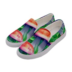 A Forest Fantasy Women s Canvas Slip Ons by GardenOfOphir