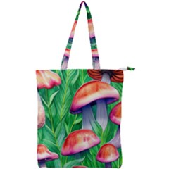 A Forest Fantasy Double Zip Up Tote Bag