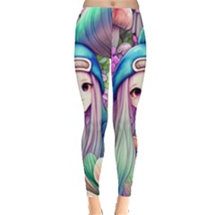 Fantasy Mushrooms Leggings  by GardenOfOphir