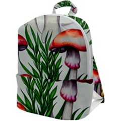 Forest Fungi Zip Up Backpack by GardenOfOphir