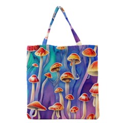 Tiny Toadstools Grocery Tote Bag