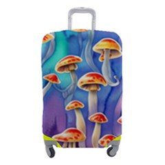 Tiny Toadstools Luggage Cover (small) by GardenOfOphir