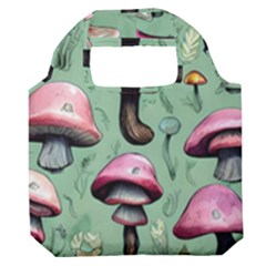 Boho Woods Mushroom Premium Foldable Grocery Recycle Bag by GardenOfOphir