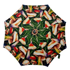 Mushroom Fairy Garden Hook Handle Umbrellas (small) by GardenOfOphir