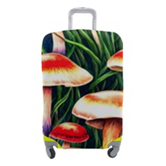 Mushroom Fairy Garden Luggage Cover (small) by GardenOfOphir