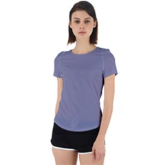 Flint Grey	 - 	back Cut Out Sport Tee by ColorfulSportsWear