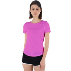 Rose Pink	 - 	Back Cut Out Sport Tee