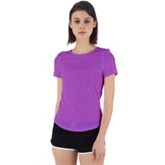 Medium Orchid	 - 	back Cut Out Sport Tee