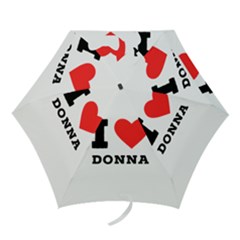 I Love Donna Mini Folding Umbrellas by ilovewhateva