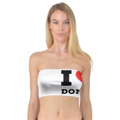 I Love Donna Bandeau Top