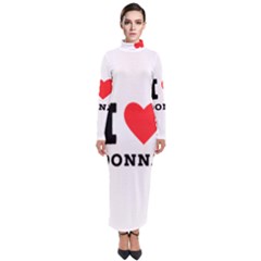 I Love Donna Turtleneck Maxi Dress by ilovewhateva