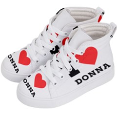 i love donna Kids  Hi-Top Skate Sneakers