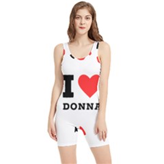 I Love Donna Women s Wrestling Singlet