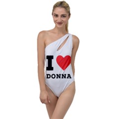 I Love Donna To One Side Swimsuit by ilovewhateva