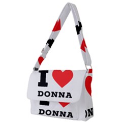 I Love Donna Full Print Messenger Bag (s)