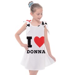 I Love Donna Kids  Tie Up Tunic Dress