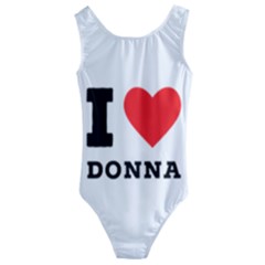 I Love Donna Kids  Cut-out Back One Piece Swimsuit