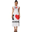 i love donna Sleeveless Round Neck Midi Dress View1