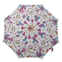 Princess Element Background Material Hook Handle Umbrellas (Medium)