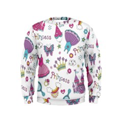 Princess Element Background Material Kids  Sweatshirt