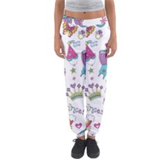 Princess Element Background Material Women s Jogger Sweatpants