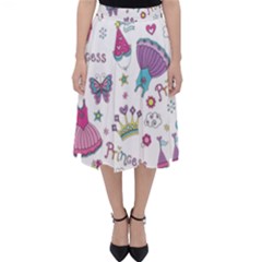 Princess Element Background Material Classic Midi Skirt