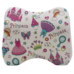 Princess Element Background Material Velour Head Support Cushion