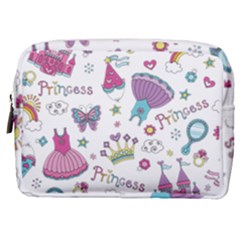 Princess Element Background Material Make Up Pouch (Medium)