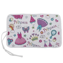 Princess Element Background Material Pen Storage Case (L)