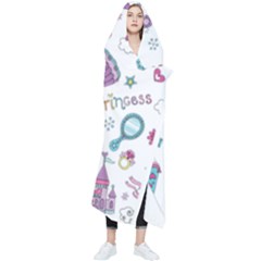 Princess Element Background Material Wearable Blanket