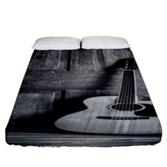 Acoustic Guitar Fitted Sheet (california King Size) by artworkshop