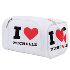 I Love Michelle Toiletries Pouch by ilovewhateva