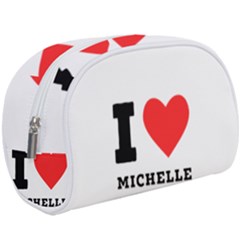 I Love Michelle Make Up Case (large) by ilovewhateva