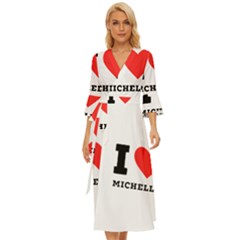 I Love Michelle Midsummer Wrap Dress by ilovewhateva