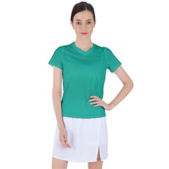 Mint Leaf Green	 - 	sports Top by ColorfulSportsWear