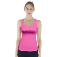 Bubble Gum Pink	 - 	racer Back Sports Top by ColorfulSportsWear