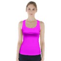 Fuchsia Pink	 - 	Racer Back Sports Top View1