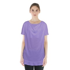 Bougain Villea Purple	 - 	skirt Hem Sports Top by ColorfulSportsWear