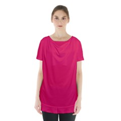 Spanish Carmine	 - 	Skirt Hem Sports Top