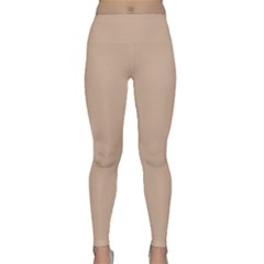 Toasted Almond Brown	 - 	classic Yoga Leggings by ColorfulSportsWear