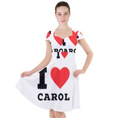 I Love Carol Cap Sleeve Midi Dress by ilovewhateva