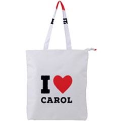 I Love Carol Double Zip Up Tote Bag by ilovewhateva