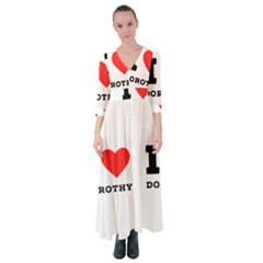 I Love Dorothy  Button Up Maxi Dress by ilovewhateva