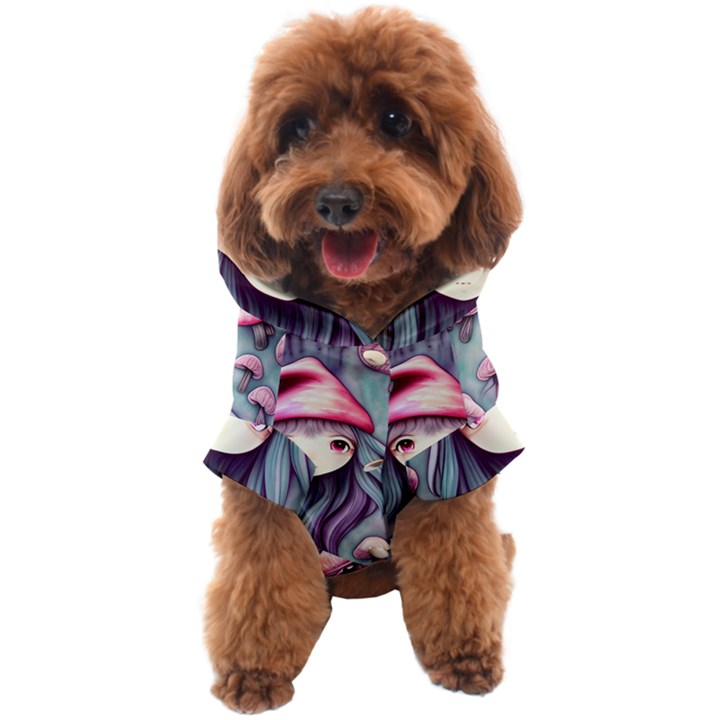 Witchy Mushroom Forest Dog Coat