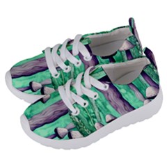 Witchy Mushroom Kids  Lightweight Sports Shoes by GardenOfOphir