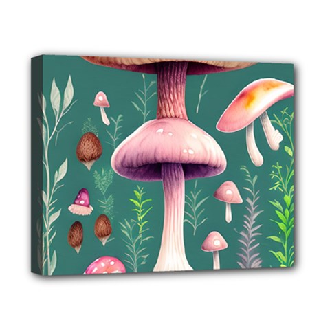 Tiny Historical Mushroom Canvas 10  X 8  (stretched) by GardenOfOphir